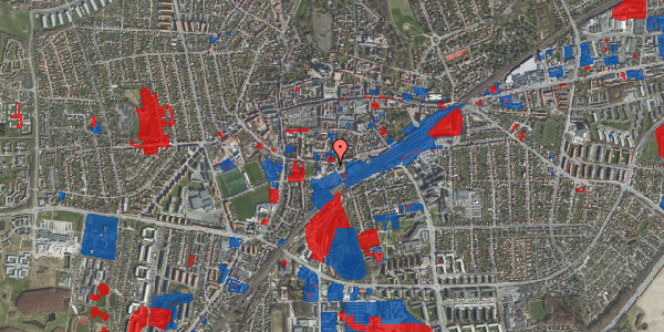 Jordforureningskort på Jernbanegade 19, st. th, 4000 Roskilde