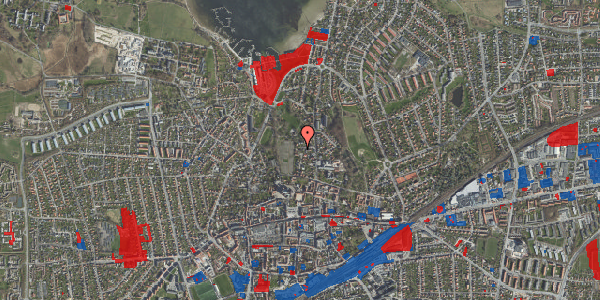 Jordforureningskort på Sankt Laurentii Vej 9, 4000 Roskilde