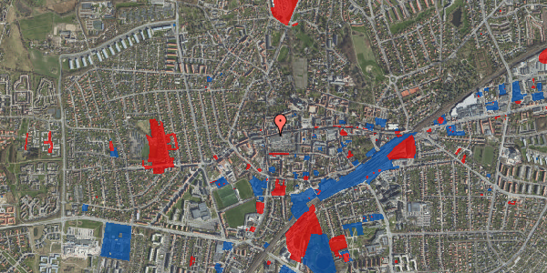 Jordforureningskort på Skomagergade 25, 1. 201, 4000 Roskilde