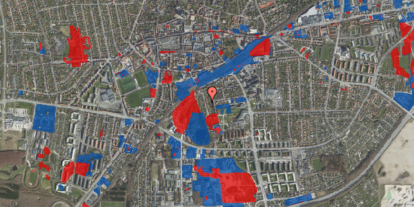 Jordforureningskort på Søndervang 13, 4000 Roskilde