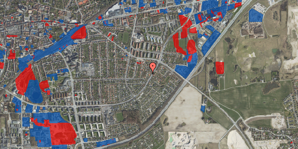 Jordforureningskort på Østervang 104, 4000 Roskilde