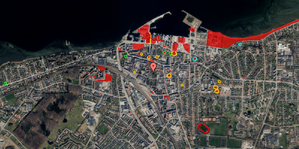 Jordforureningskort på Rådhusvej 12, 4300 Holbæk