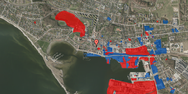 Jordforureningskort på Bag Slotsgraven 1, 1. th, 4400 Kalundborg