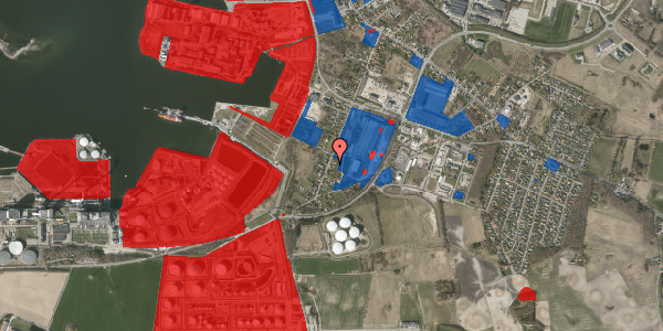 Jordforureningskort på Lerchenborgvej 75, 4400 Kalundborg