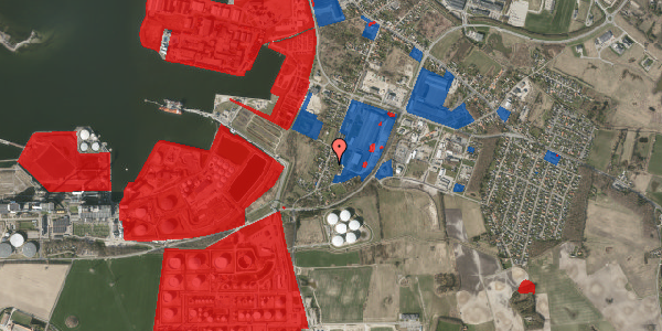 Jordforureningskort på Lerchenborgvej 81, 4400 Kalundborg