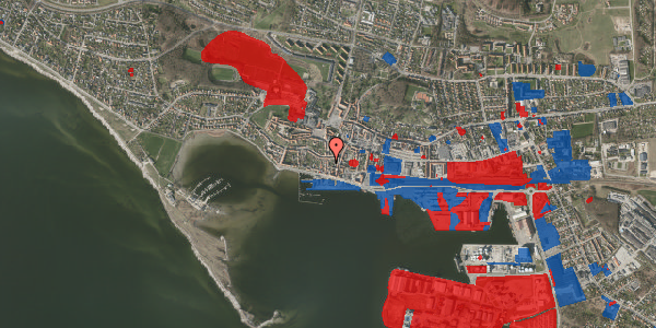 Jordforureningskort på Strandstræde 12, 4400 Kalundborg