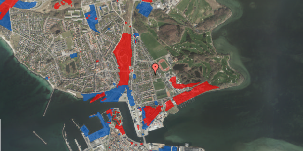 Jordforureningskort på Dyrehegnet 10, 4220 Korsør