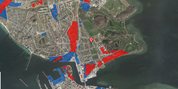 Jordforureningskort på Dyrehegnet 16, 4220 Korsør