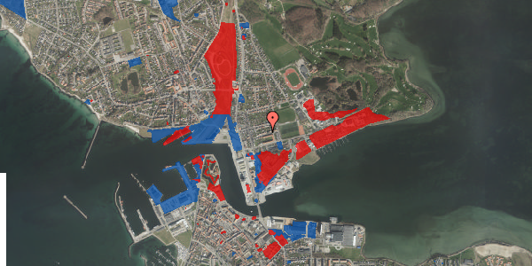 Jordforureningskort på Egøgade 11, 4220 Korsør