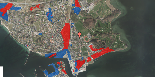 Jordforureningskort på Gunversvej 16, 4220 Korsør