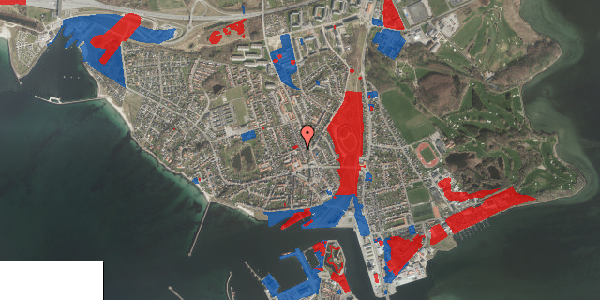 Jordforureningskort på Halsskov Tværvej 1, 4220 Korsør