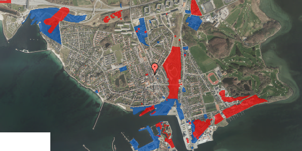 Jordforureningskort på Halsskov Tværvej 1A, 1. , 4220 Korsør