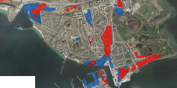 Jordforureningskort på Halsskov Tværvej 14, 4220 Korsør