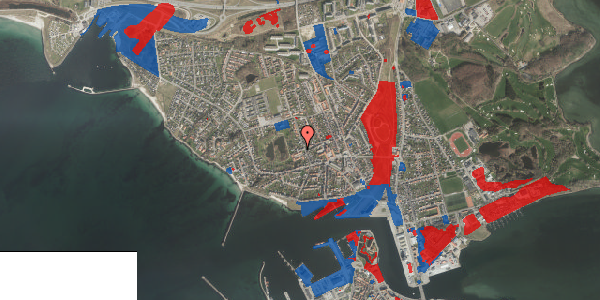 Jordforureningskort på Halsskov Tværvej 30, 4220 Korsør