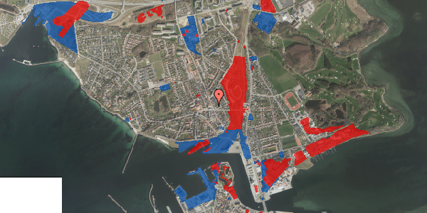 Jordforureningskort på Halsskovvej 36, 4220 Korsør