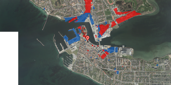 Jordforureningskort på Havnepladsen 7, 4220 Korsør