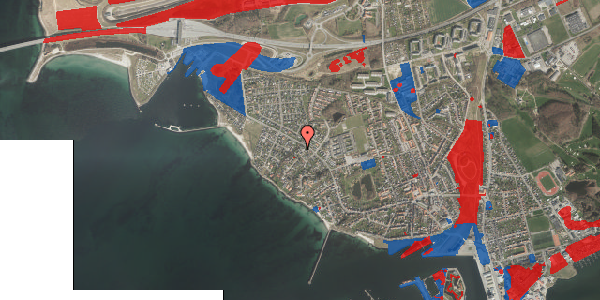 Jordforureningskort på Lerklinten 12, 4220 Korsør