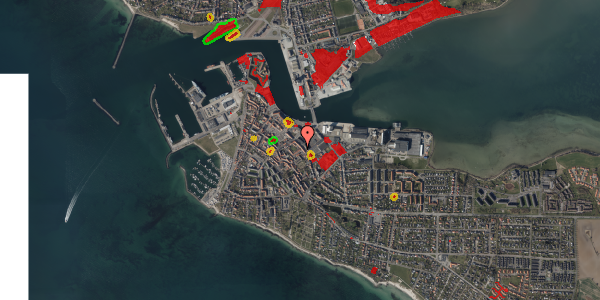 Jordforureningskort på Pakhusstrædet 6, 4220 Korsør