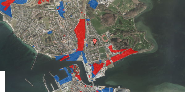 Jordforureningskort på Stenvangen 6, 4220 Korsør