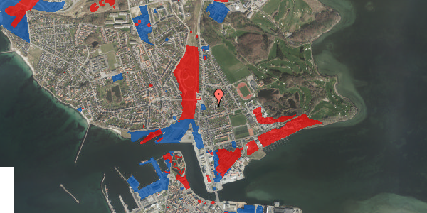 Jordforureningskort på Stenvangen 9, 4220 Korsør