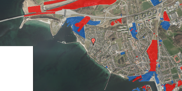 Jordforureningskort på Strandvænget 8, 4220 Korsør