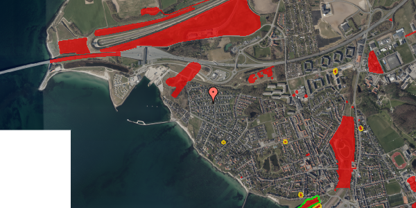 Jordforureningskort på Thorsvej 18, 4220 Korsør