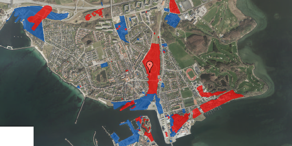 Jordforureningskort på Thygesvej 6, 4220 Korsør