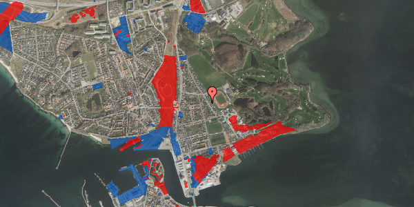 Jordforureningskort på Tovesvej 13, 4220 Korsør