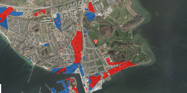 Jordforureningskort på Tovesvej 36, 4220 Korsør