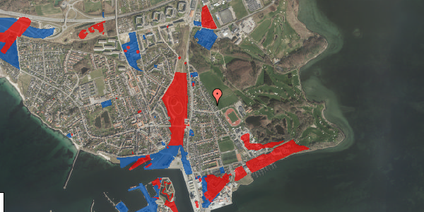 Jordforureningskort på Tovesvej 38, 4220 Korsør