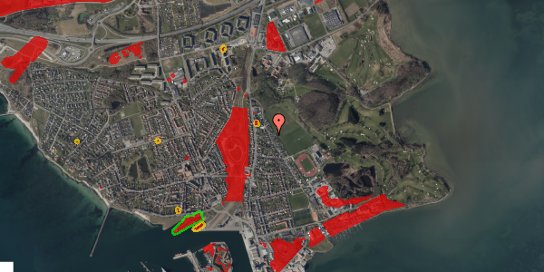 Jordforureningskort på Tovesvej 52, 4220 Korsør