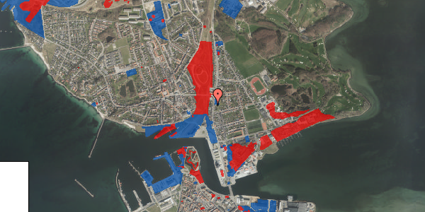 Jordforureningskort på Tårnborgvej 21, 4220 Korsør