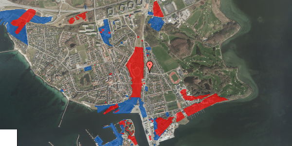 Jordforureningskort på Tårnborgvej 45, 4220 Korsør