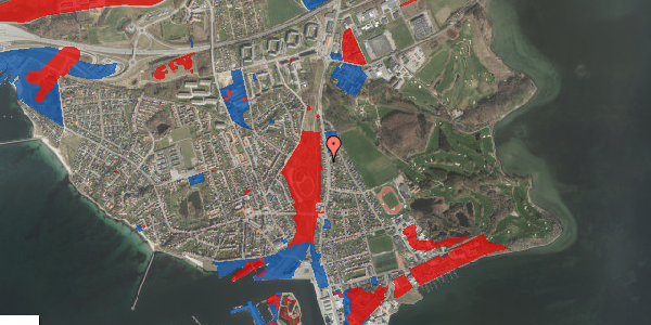 Jordforureningskort på Tårnborgvej 67, 4220 Korsør