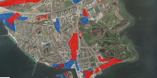 Jordforureningskort på Tårnborgvej 73, 4220 Korsør