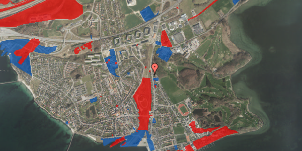 Jordforureningskort på Tårnborgvej 95, 4220 Korsør