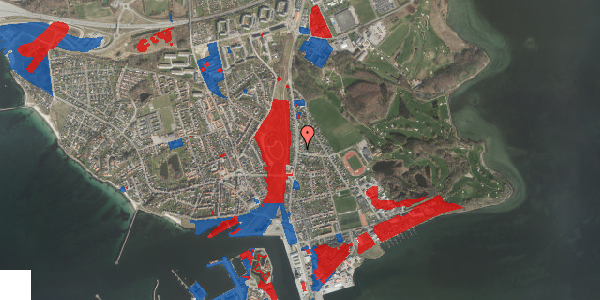 Jordforureningskort på Tårnborgvej 106, 4220 Korsør