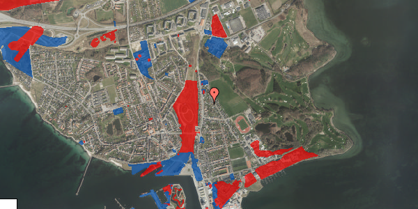 Jordforureningskort på Tårnborgvej 116, 4220 Korsør