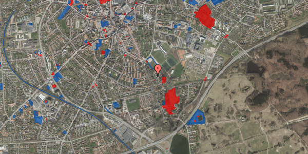 Jordforureningskort på Birkevænget 2, 4200 Slagelse