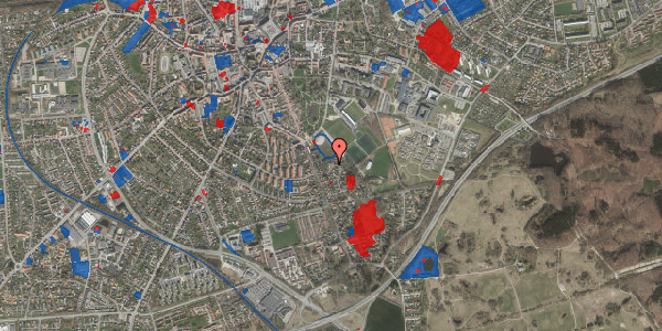 Jordforureningskort på Birkevænget 5, 4200 Slagelse