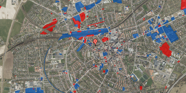 Jordforureningskort på Eriksgade 1A, 4200 Slagelse