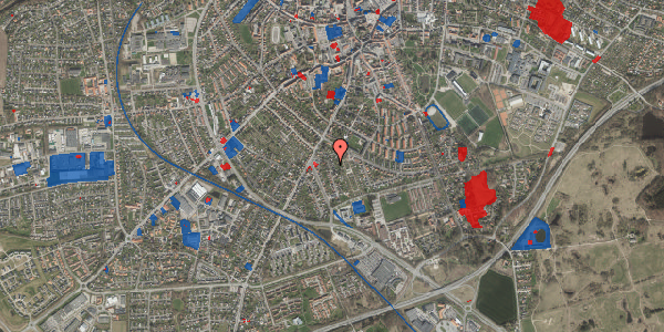 Jordforureningskort på Hansensvej 7, 4200 Slagelse