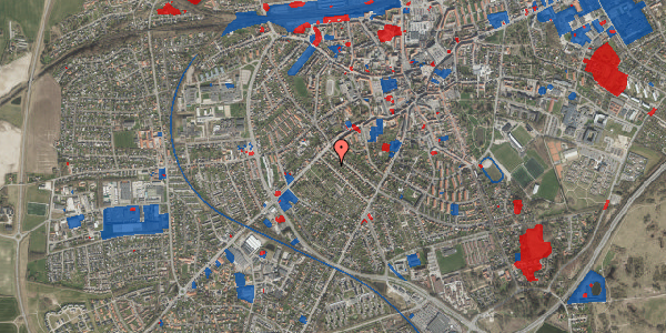 Jordforureningskort på Hans Tausensgade 32, 4200 Slagelse