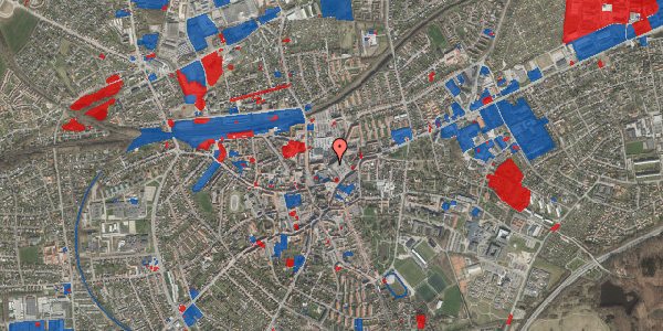 Jordforureningskort på Rådhuspladsen 9, 2. tv, 4200 Slagelse