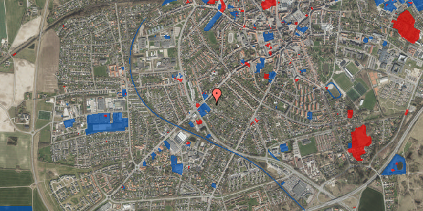 Jordforureningskort på Sjællandsvej 3, 4200 Slagelse