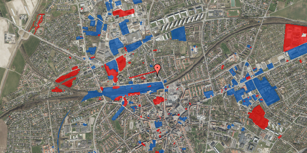 Jordforureningskort på Thomsensvej 11, 4200 Slagelse