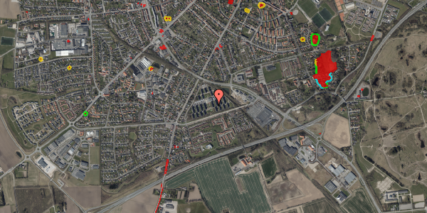 Jordforureningskort på Ærøvej 42, st. mf, 4200 Slagelse