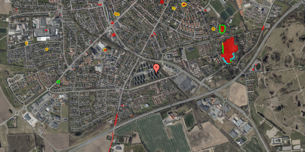 Jordforureningskort på Ærøvej 52, st. mf, 4200 Slagelse
