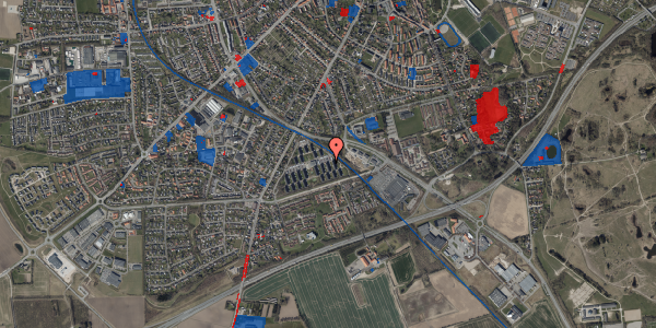 Jordforureningskort på Ærøvej 66, st. th, 4200 Slagelse