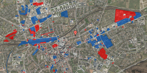 Jordforureningskort på Østerbro 47, 4200 Slagelse